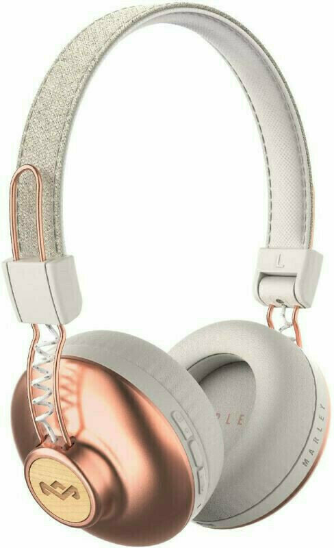Auriculares inalámbricos On-ear House of Marley Positive Vibration 2.0 Bluetooth Copper