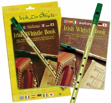 Music sheet for wind instruments Music Sales Learn To Play The Irish Tin Whistle Music Book - 1