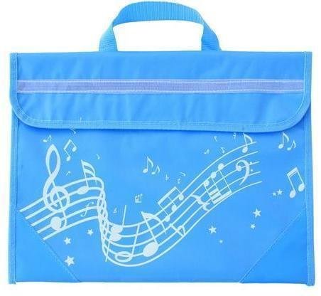 Music Note Bag Music Sales Wavy Stave Blue