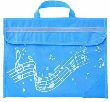 Music Note Bag Music Sales Wavy Stave Blue - 1