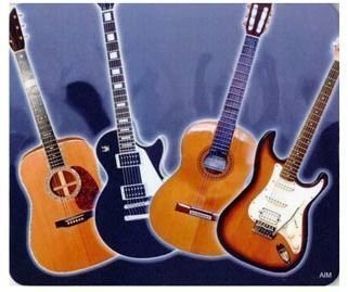 Mauspad Music Sales Guitar Design Mauspad