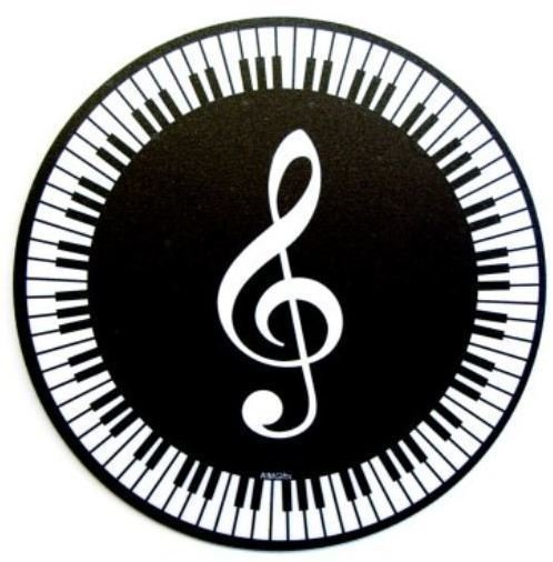 Mouse Pad Music Sales Treble Clef/Keyboard Mouse Pad