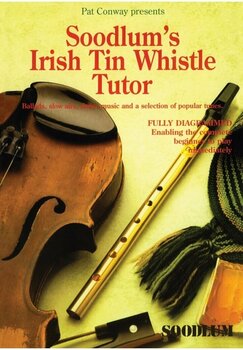 Music sheet for wind instruments Music Sales Soodlum's Irish Tinwhistle Music Book - 1