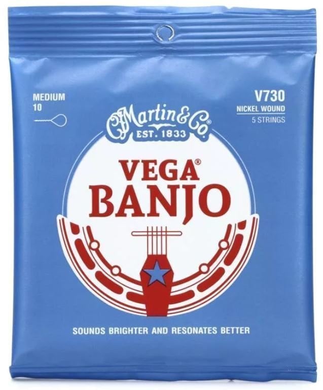 Struny pro banjo Martin V730 Vega Banjo