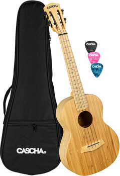 Tenorové ukulele Cascha HH 2314 Bamboo Tenorové ukulele Natural - 1