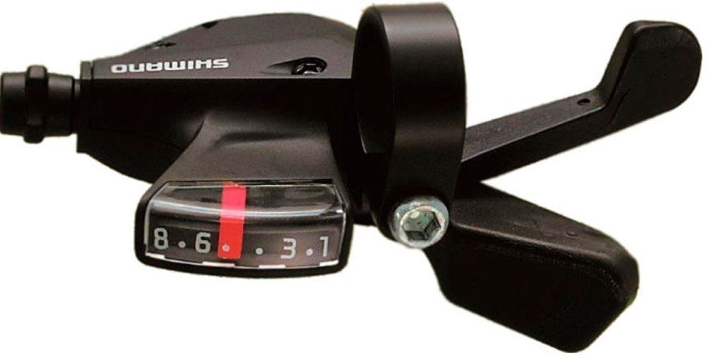 Commande de vitesse Shimano SL-M310 8 Bande de serrage Gear Display Commande de vitesse