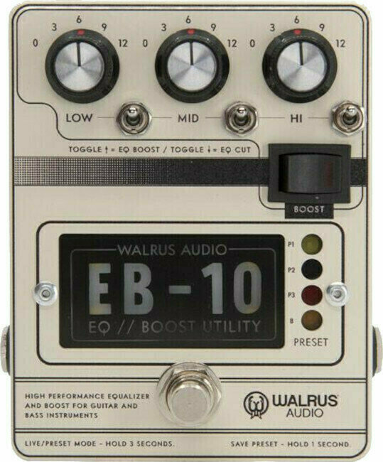 Kytarový efekt Walrus Audio EB-10 CR