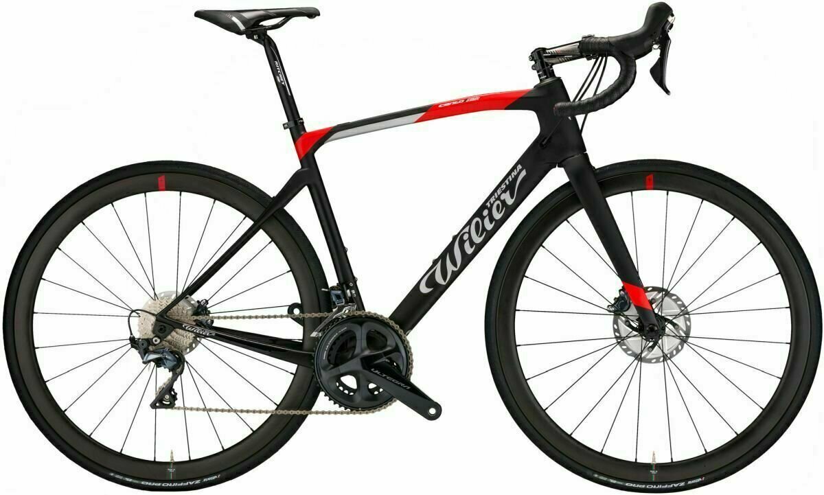 Cestný bicykel Wilier Cento1NDR Shimano Ultegra RD-R8000 2x11 Black/Red S Shimano