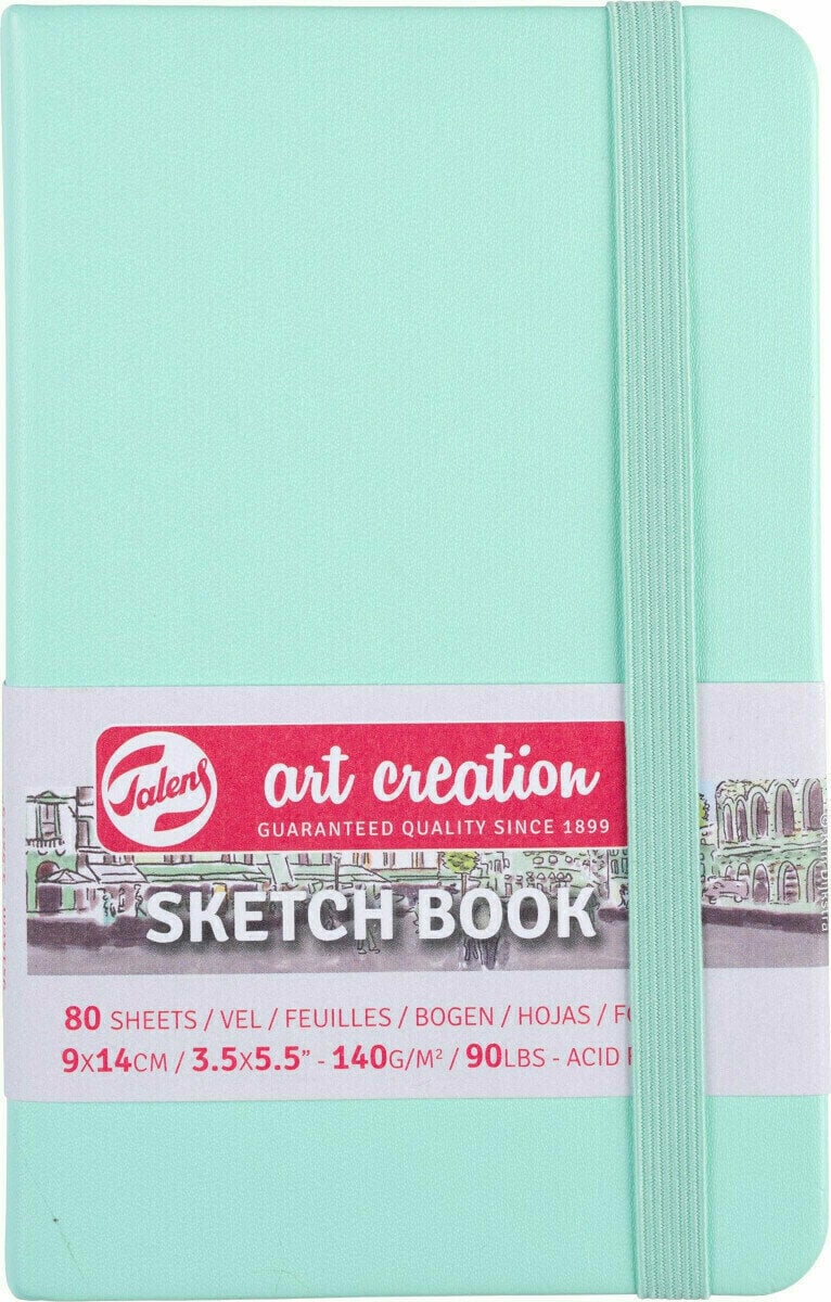 Skizzenbuch Talens Art Creation Sketchbook 9 x 14 cm 140 g Mint