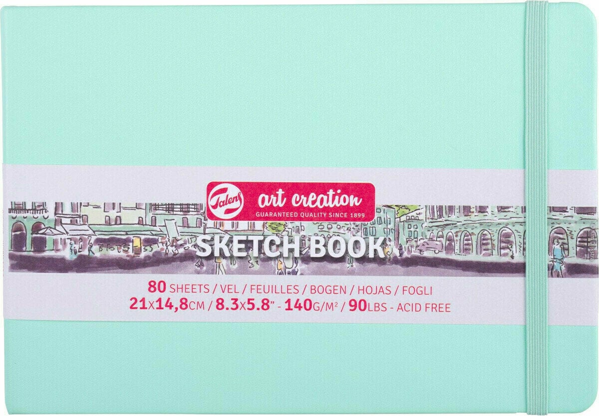 Carnet de croquis Talens Art Creation Sketchbook 21 x 15 cm 140 g Mint