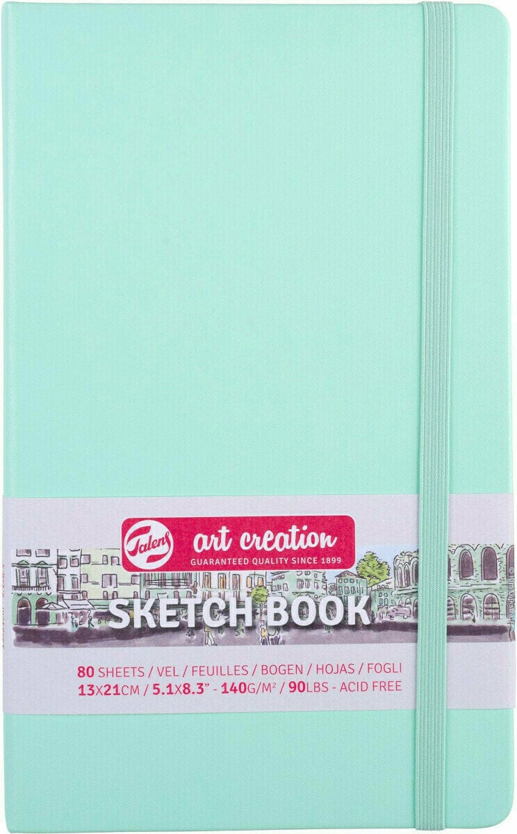Sketchbook Talens Art Creation Sketchbook 13 x 21 cm 140 g Mint Sketchbook
