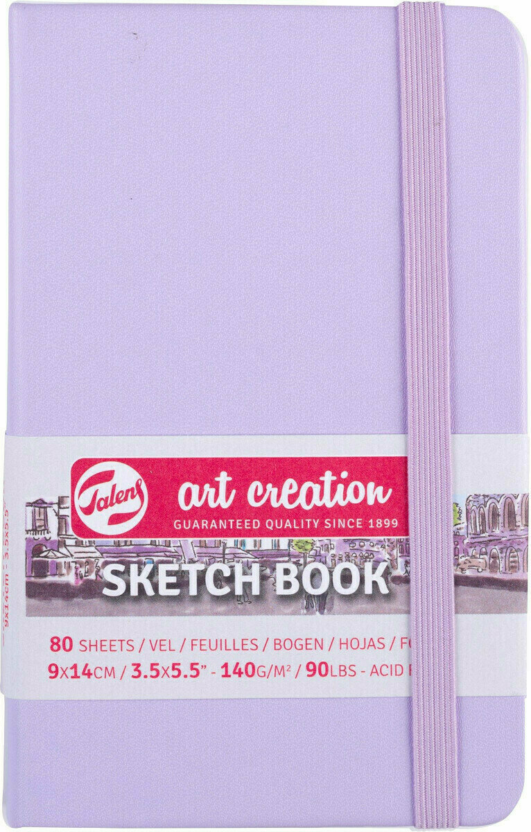 Vázlattömb Talens Art Creation Sketchbook 9 x 14 cm 140 g Violet