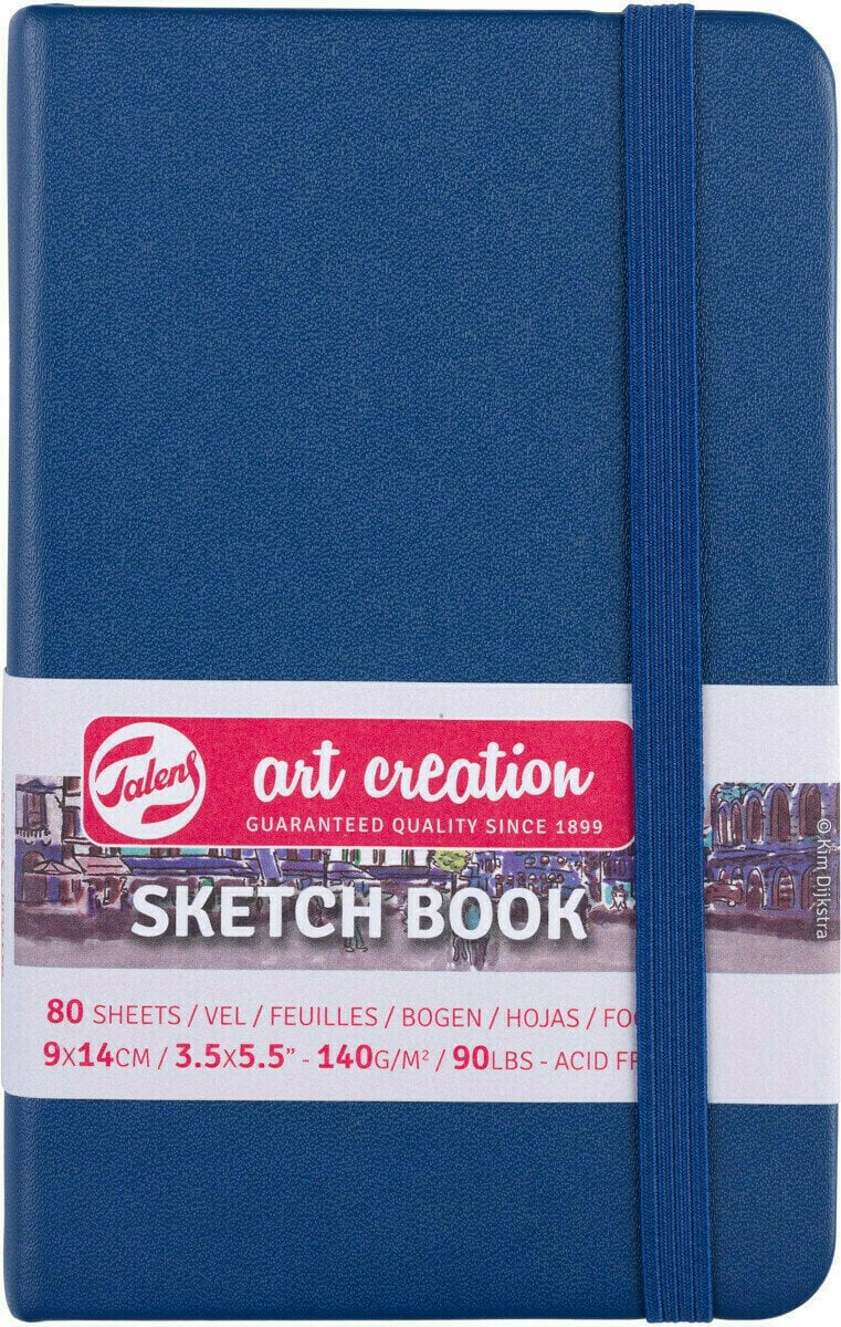 Livro de desenho Talens Art Creation Sketchbook 9 x 14 cm 140 g Navy Blue