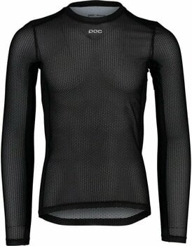 Maillot de cyclisme POC Essential Layer LS Jersey Sous-vêtements fonctionnels Uranium Black L - 1