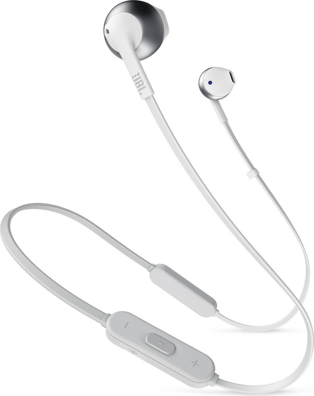 Безжични In-ear слушалки JBL T205BT Silver