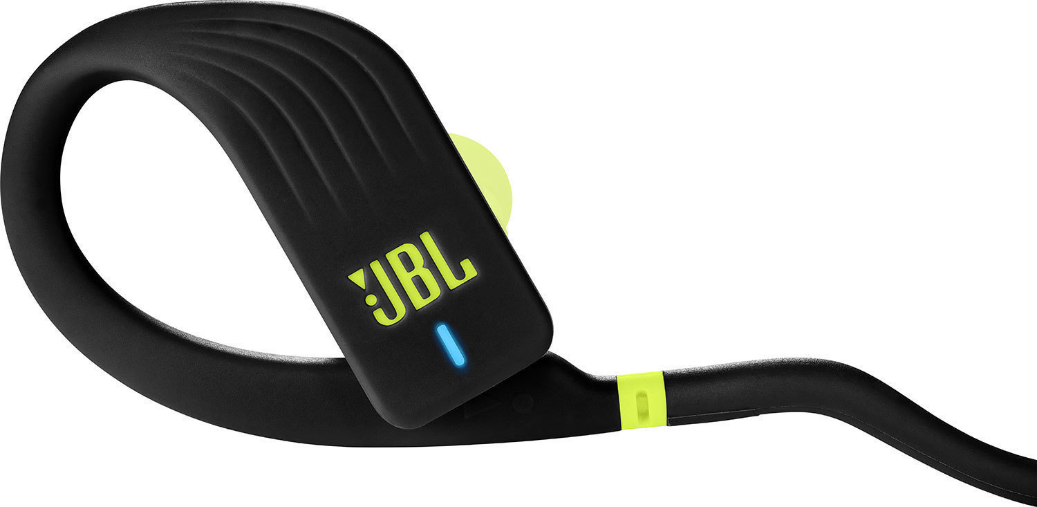Vezeték nélküli fejhallgató fülhurkot JBL Endurance Jump Jump Line Green