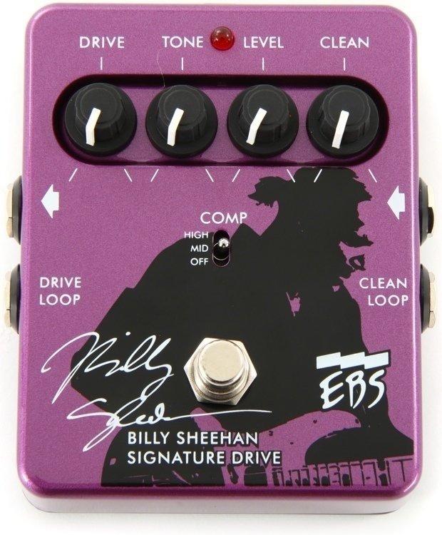 Bassguitar Effects Pedal EBS Billy Sheehan Signature Drive