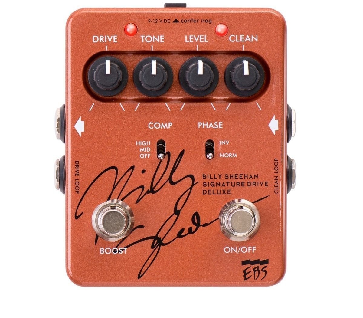 Effet basse EBS Billy Sheehan Deluxe Drive Pedal