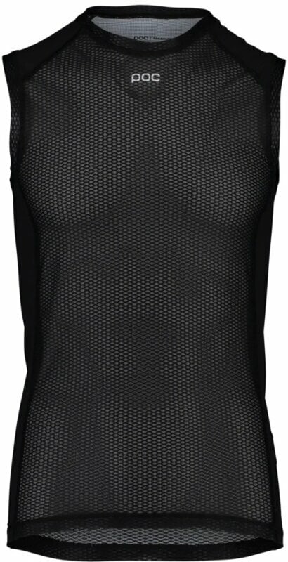 Camisola de ciclismo POC Essential Layer Vest Uranium Black L