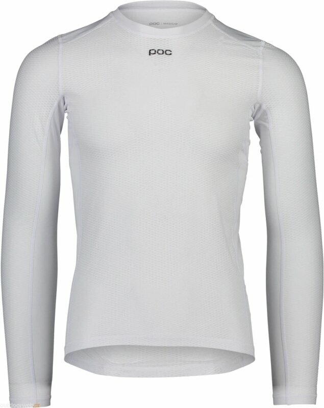 Cyklodres/ tričko POC Essential Layer LS Jersey Funkčné prádlo Hydrogen White L