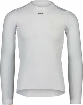 Fietsshirt POC Essential Layer LS Jersey Functioneel ondergoed Hydrogen White L - 1