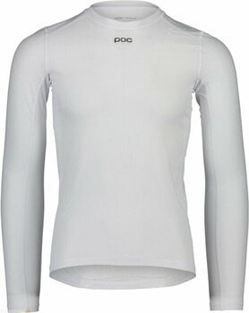 Велосипедна тениска POC Essential Layer LS Jersey Hydrogen White M - 1