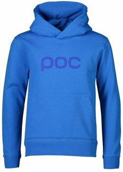 Велосипедна тениска POC Hood Jr Дреха с качулка Natrium Blue 140 - 1