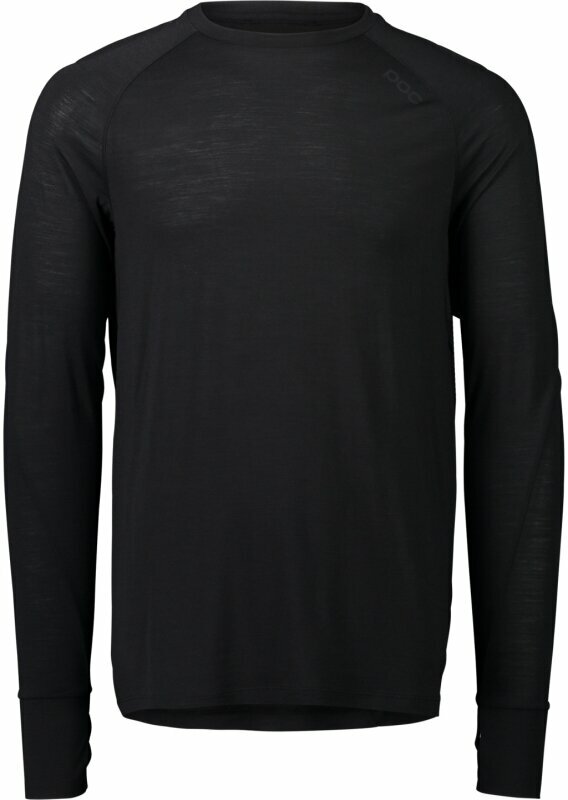 Велосипедна тениска POC Light Merino Джърси Uranium Black L