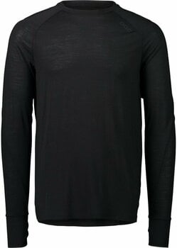 Odzież kolarska / koszulka POC Light Merino Jersey Uranium Black S - 1
