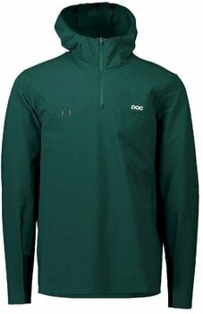 Cycling Jacket, Vest POC Mantle Thermal Hoodie Moldanite Green XL Hoodie - 1
