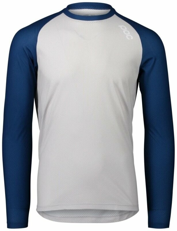 Jersey/T-Shirt POC MTB Pure LS Jersey Jersey Lead Blue/Granite Grey 2XL