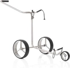 Manual Golf Trolley Jucad Titan 3-Wheel Silver Manual Golf Trolley