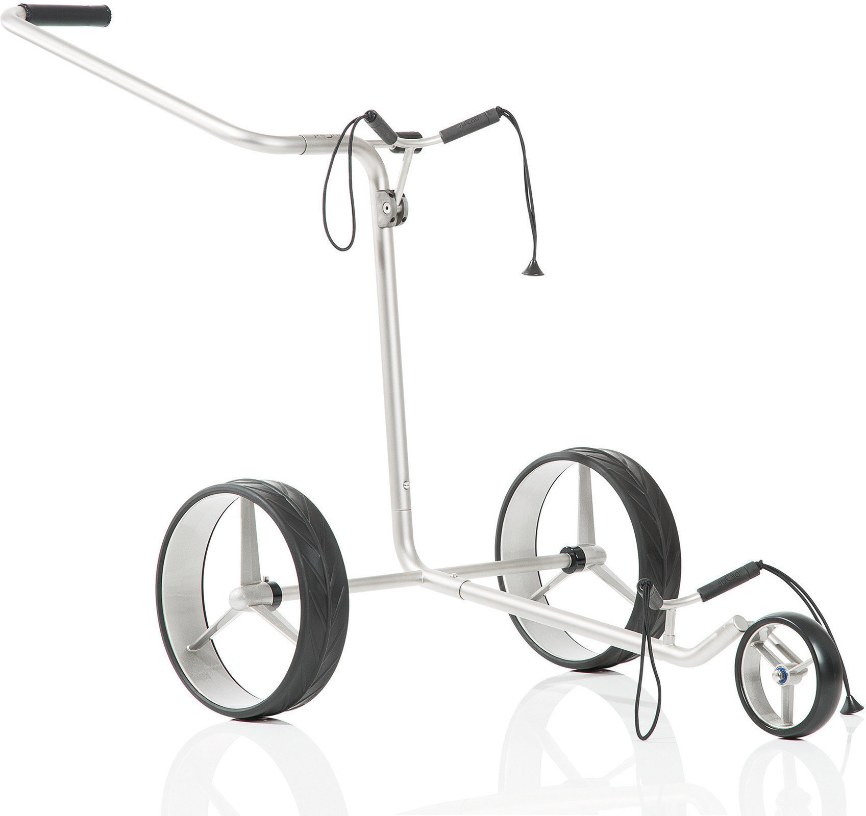 Ръчна количка за голф Jucad Edition 3-Wheel Silver Ръчна количка за голф
