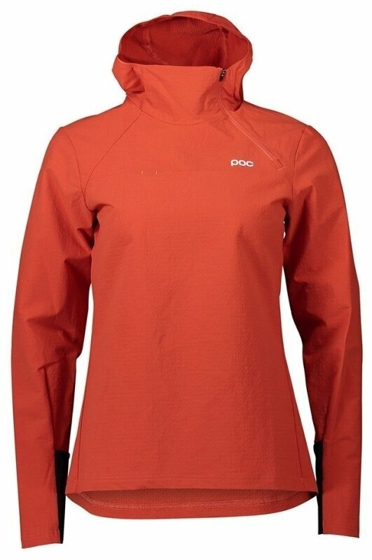 Cycling jersey POC Mantle Thermal Hoodie Agate Red L