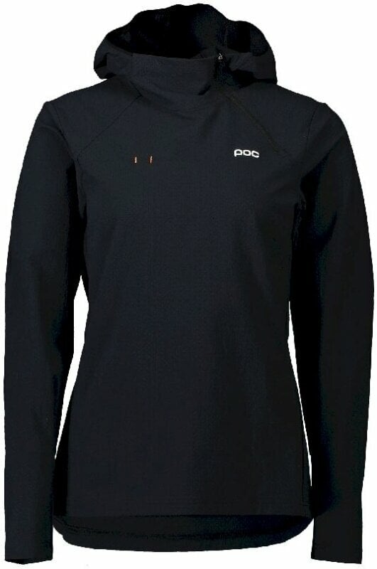 Pyöräilytakki, -liivi POC Mantle Thermal Hoodie Huppari Uranium Black XL