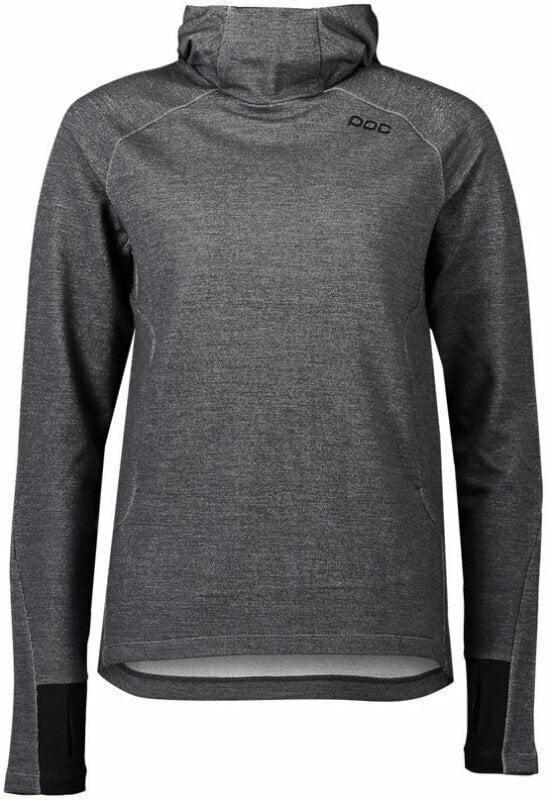 Jersey/T-Shirt POC Merino Hood Sylvanite Grey Melange L