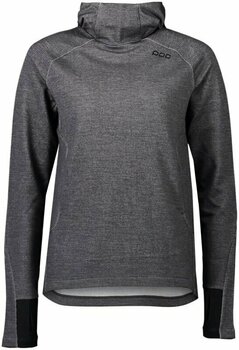 Odzież kolarska / koszulka POC Merino Hood Bluza z kapturem Sylvanite Grey Melange M - 1