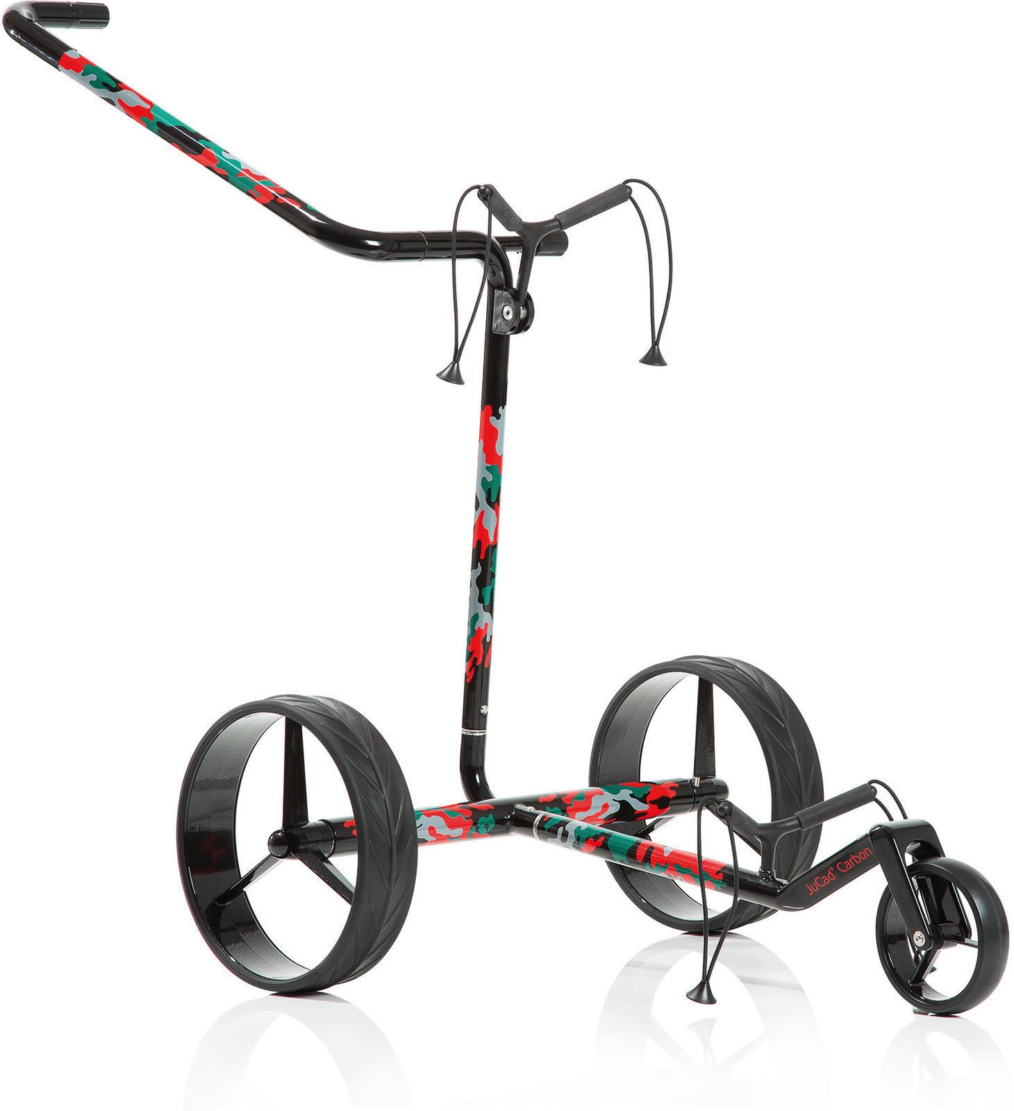Chariot de golf manuel Jucad Carbon 3-Wheel Camouflage Chariot de golf manuel