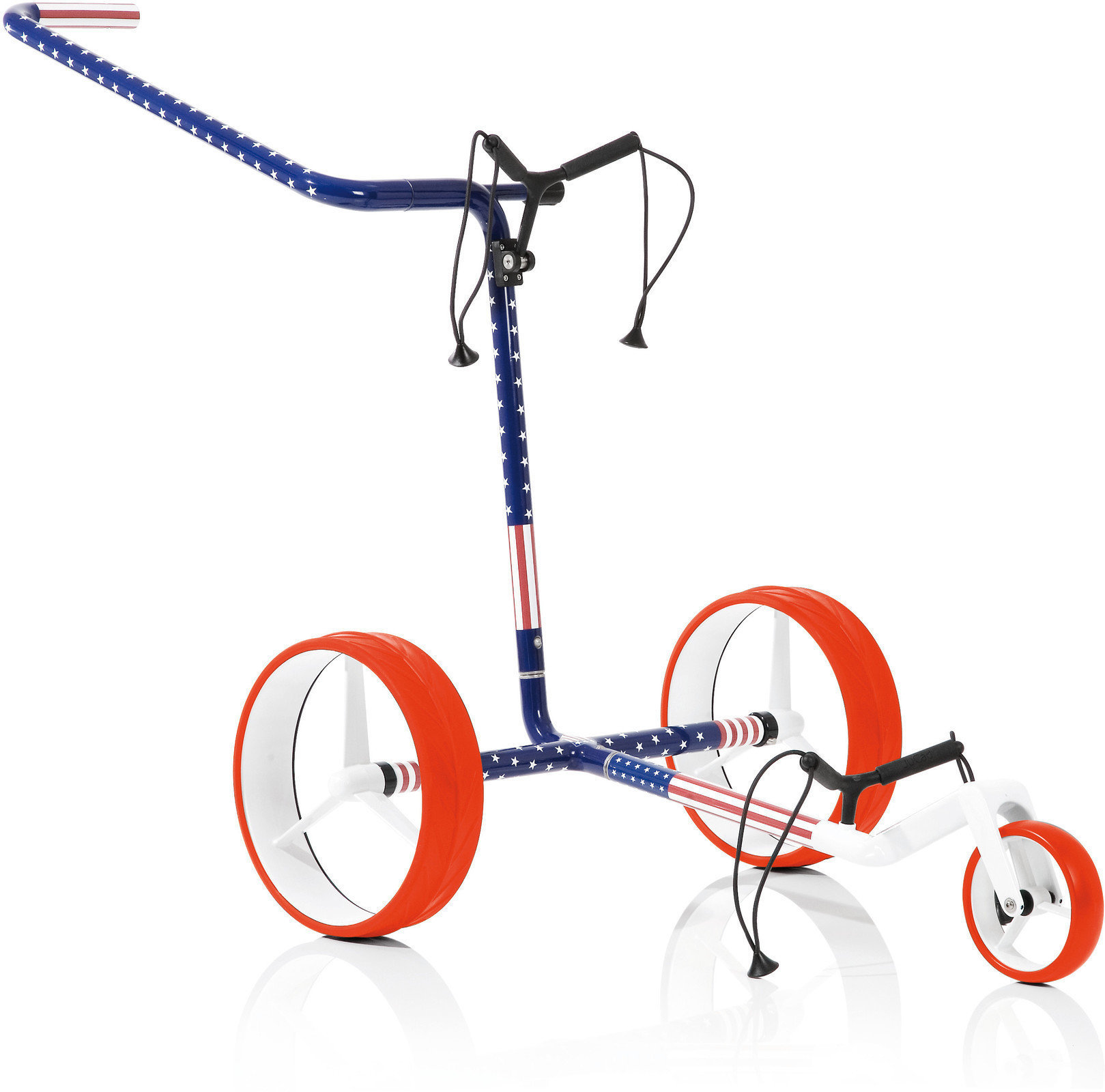 Ръчна количка за голф Jucad Carbon 3-Wheel USA Ръчна количка за голф