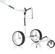 Jucad Carbon 3-Wheel White Handmatige golftrolley