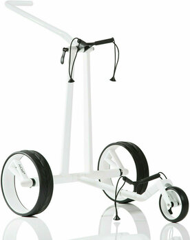 Ръчна количка за голф Jucad Phantom 3-Wheel White Ръчна количка за голф - 1