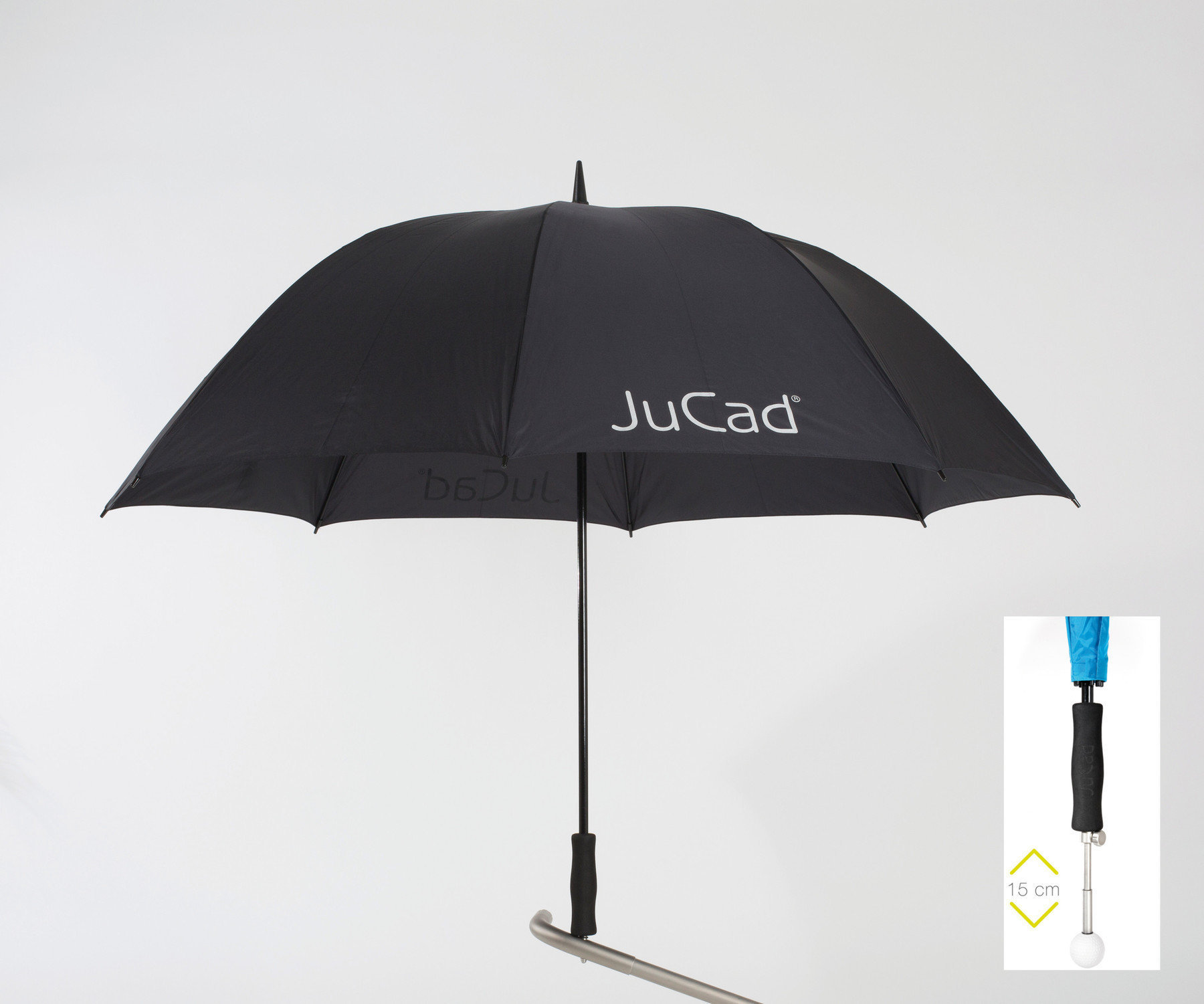 ombrelli Jucad Telescopic Umbrella Black