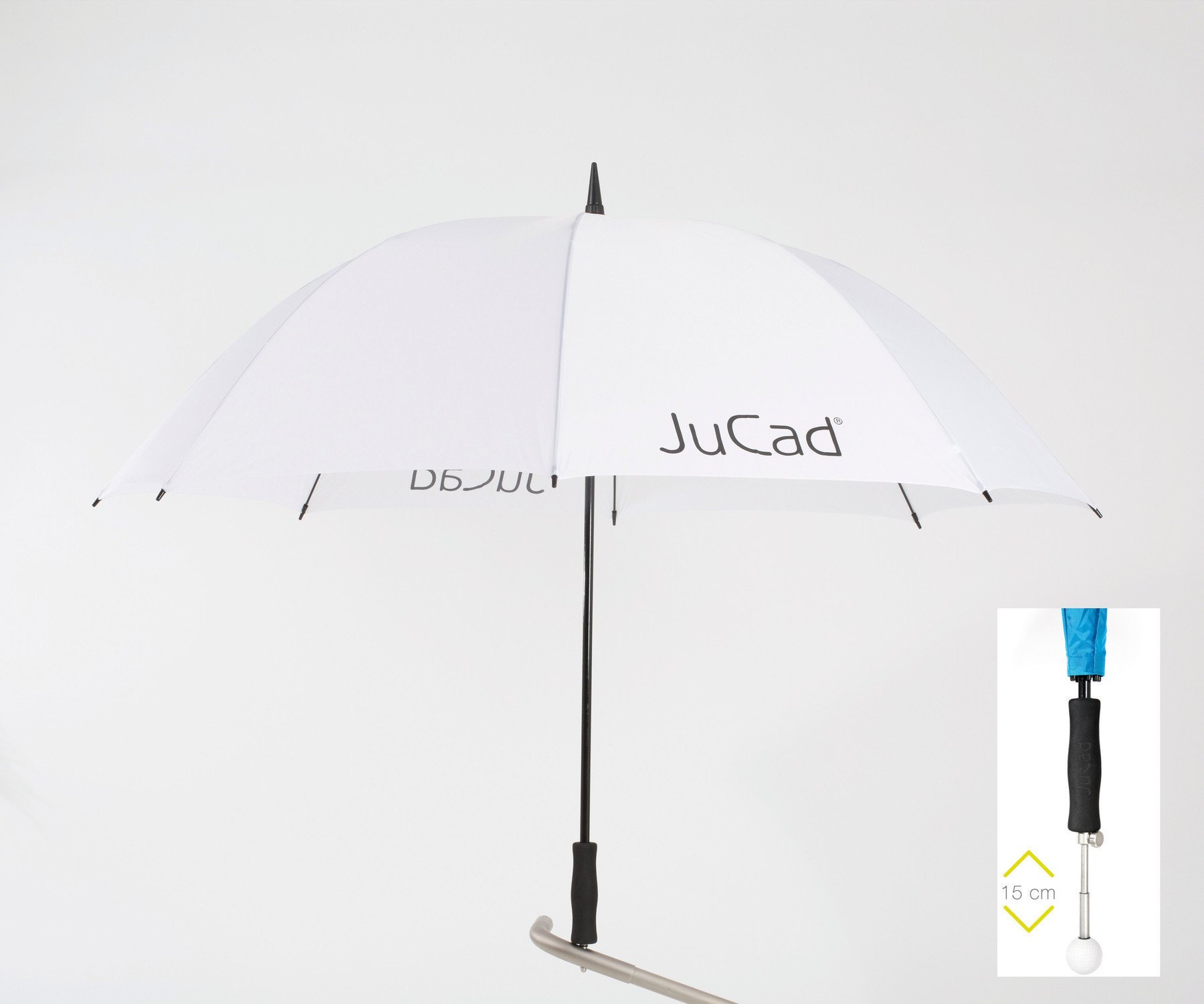 Dáždnik Jucad Telescopic Umbrella White