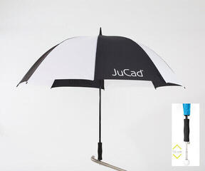 Jucad Telescopic Umbrella Black-White Jucad Telescopic Umbrella Black-White