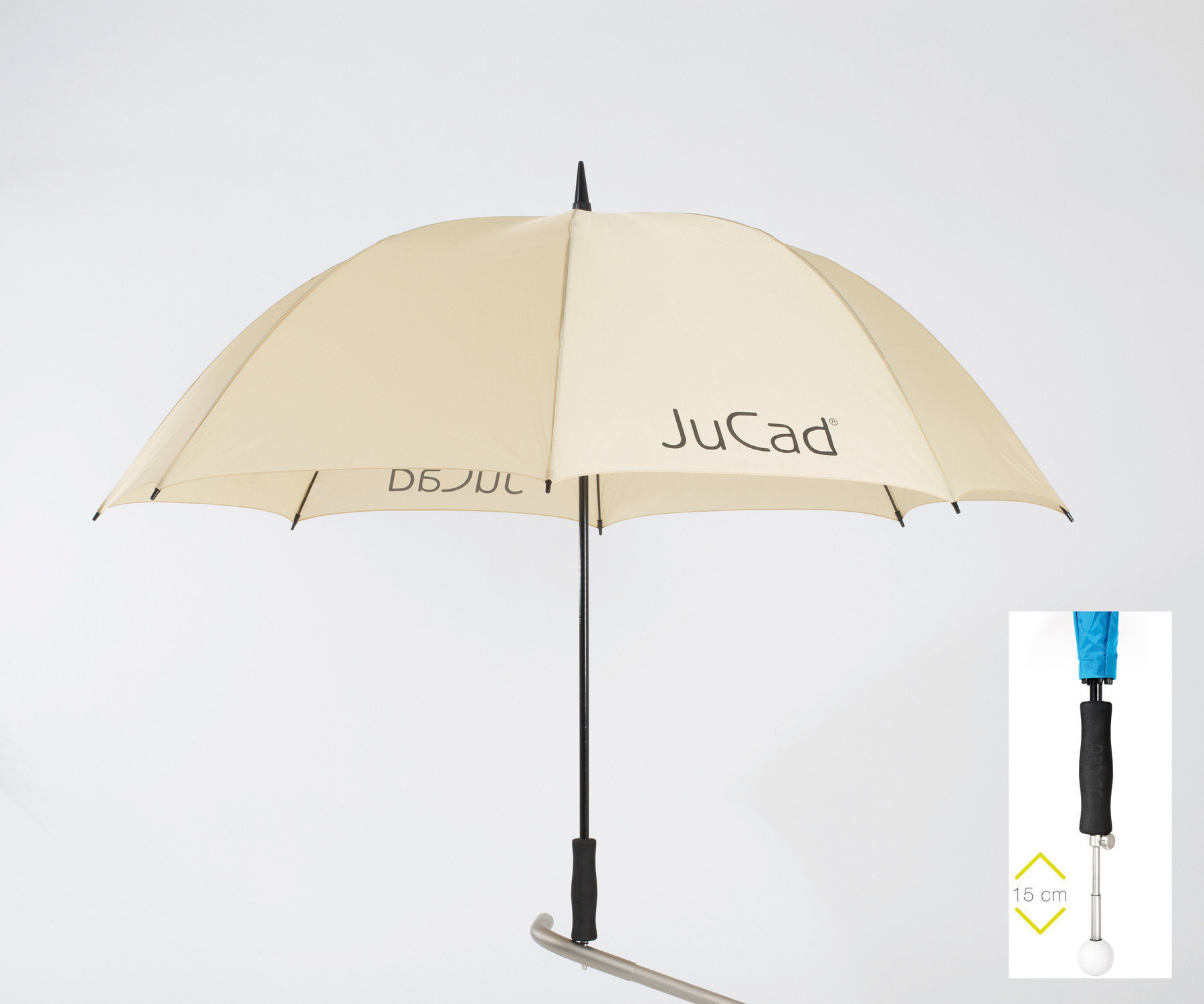 Regenschirm Jucad Telescopic Umbrella Beige