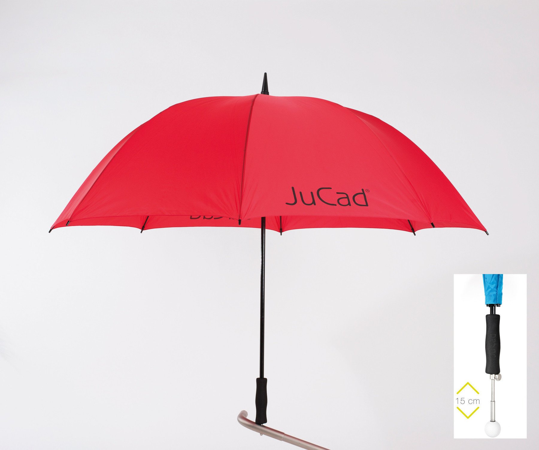 Deštníky Jucad Telescopic Umbrella Red
