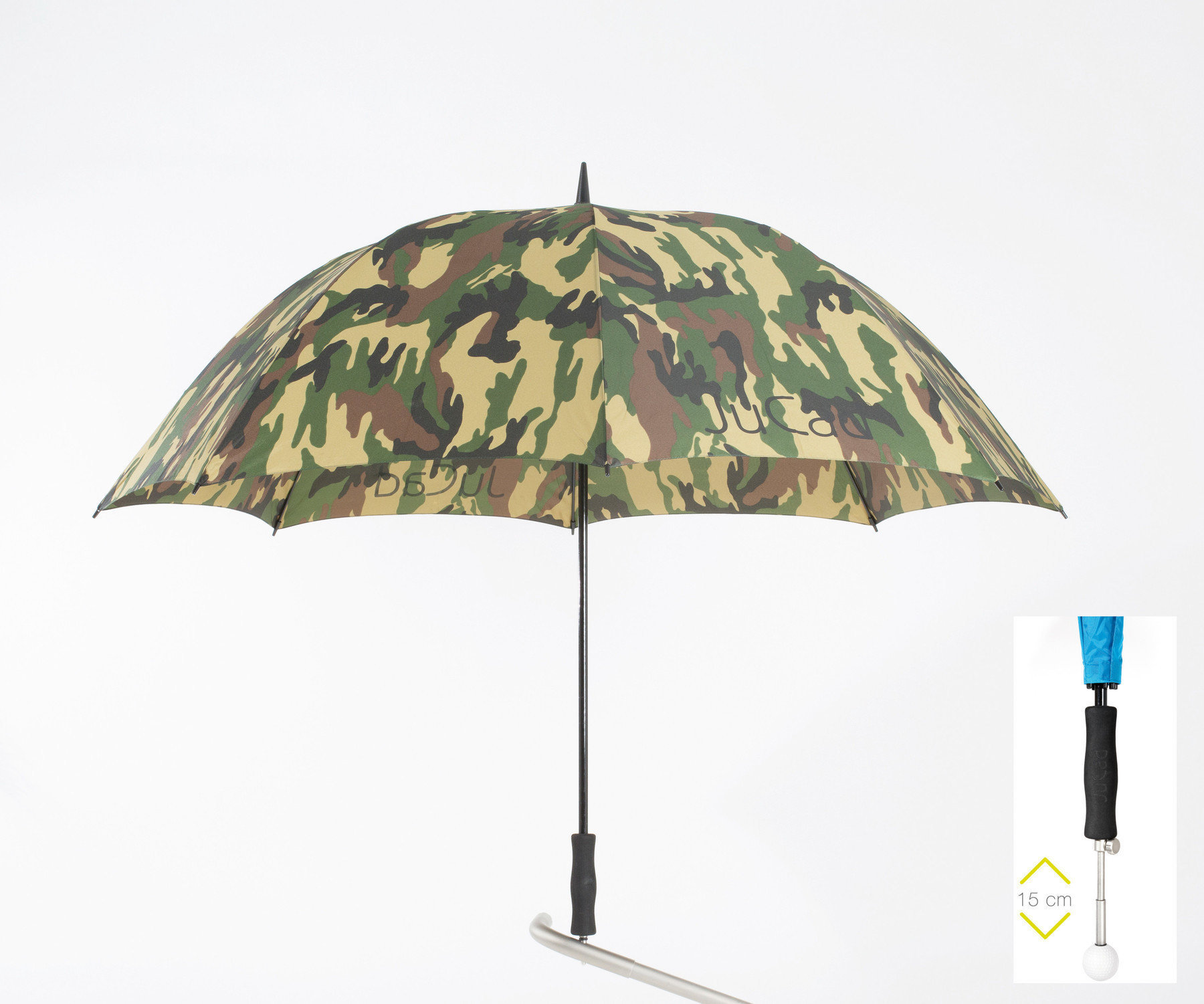 Dáždnik Jucad Telescopic Umbrella Camouflage