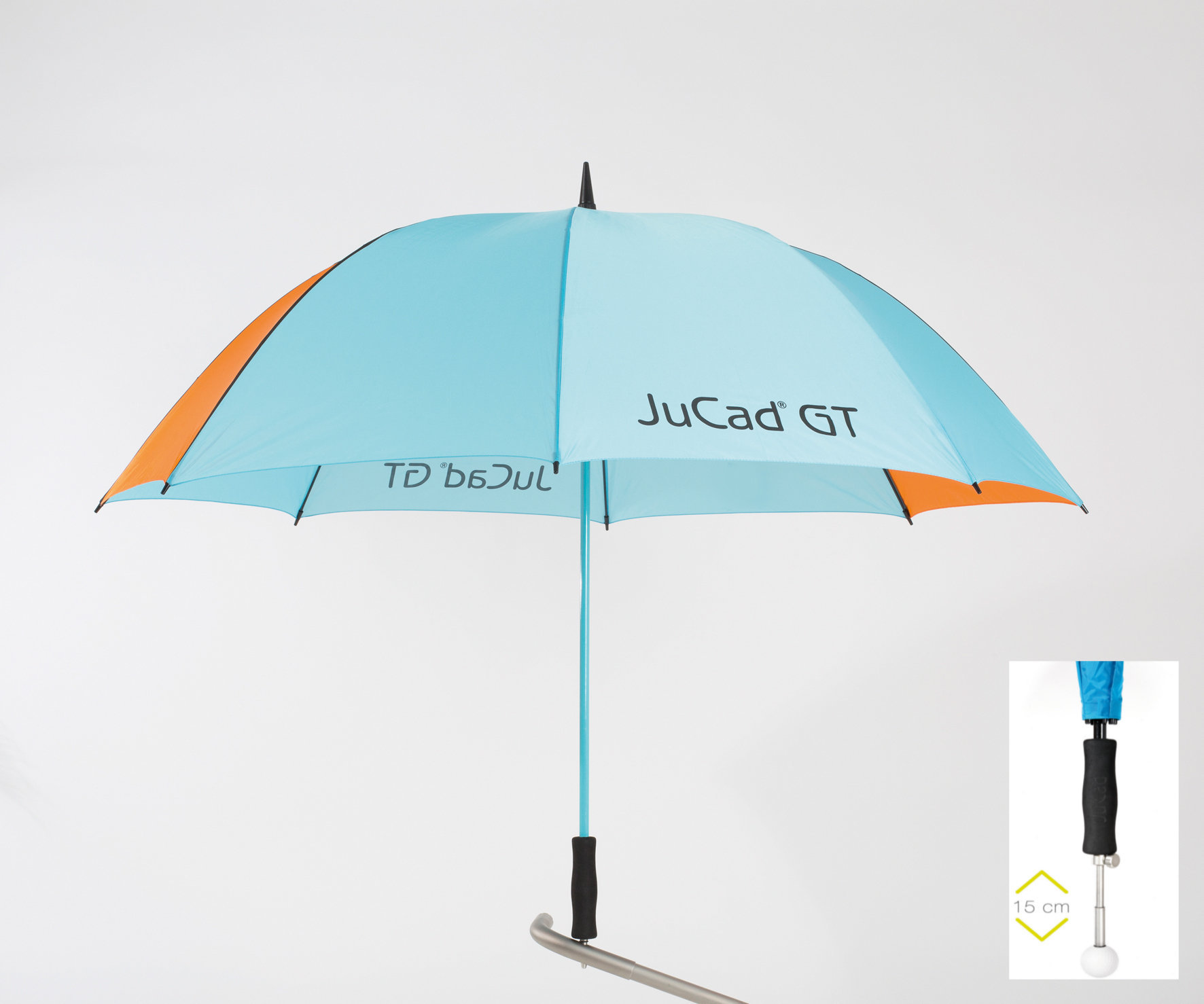 Regenschirm Jucad Telescopic Umbrella GT Blue-Orange