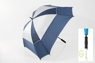 Jucad Telescopic Windproof Umbrella Blue-Silver Jucad Telescopic Windproof Umbrella Blue-Silver