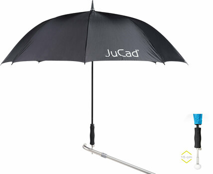 Чадър Jucad Telescopic Automatic Umbrella Black - 1